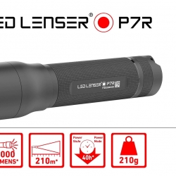 TORCIA 1000 lm RICARICABILE USB - LEDLENSER P7-R