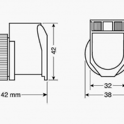 PRESA DI CORRENTE IMPERMEABILE PRO 15 A CON CAVO 3,6 M